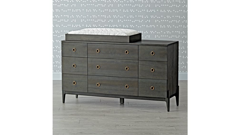 Kids Wrightwood Denim Blue 9Drawer Dresser in Dressers & Changing