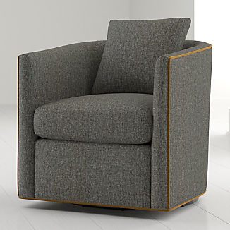 Small Grey Accent Chair