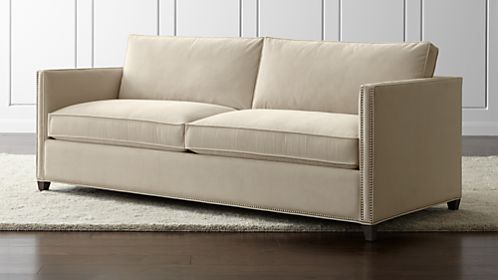 Dryden Queen Sleeper Sofa with Nailheads and Air Mattress