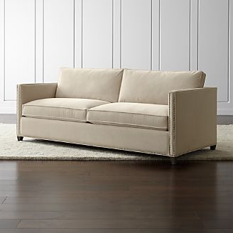 Dryden Queen Sleeper Sofa with Nailheads and Air Mattress