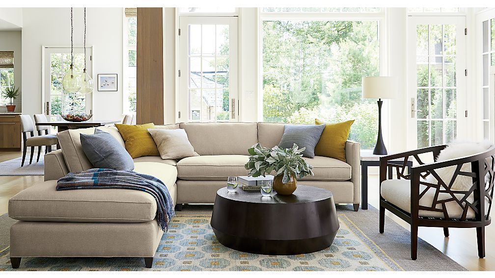 Udan Round Coffee Table Crate and Barrel