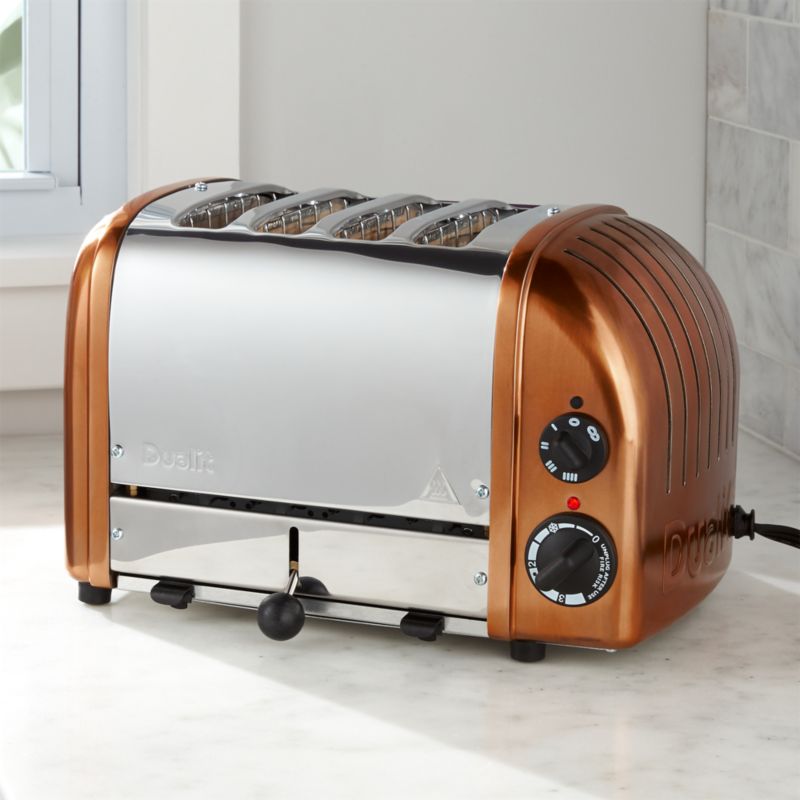 Dualit NewGen 4-Slice Copper Toaster + Reviews | Crate And Barrel