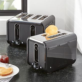Studio by Dualit ™ Black/Stainless Steel Toaster