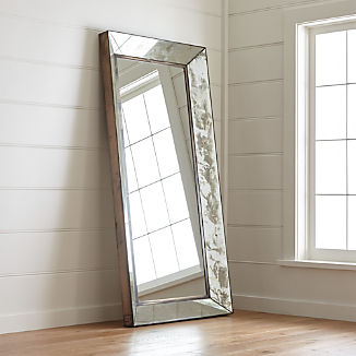 Silver Floor Mirrors Crate And Barrel