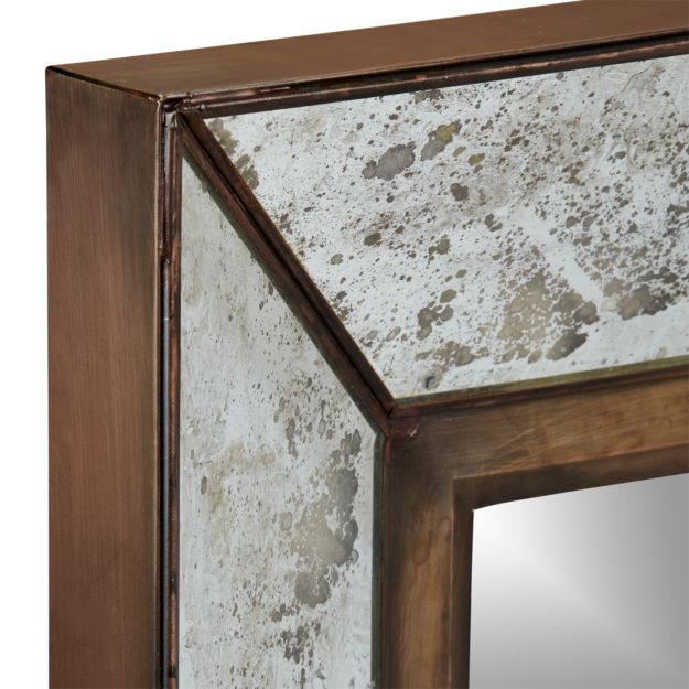 Dubois Large Square Wall Mirror Crate and Barrel
