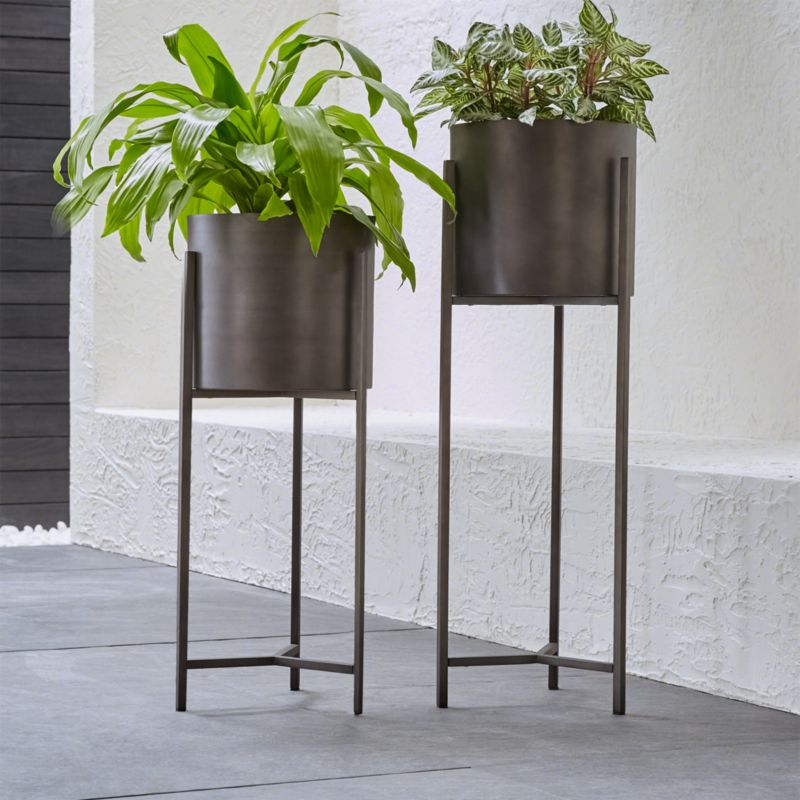 Dundee Floor Planters Crate and Barrel