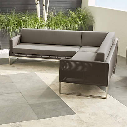 Dune Sunbrella Fabric Sofa Reviews Crate And Barrel