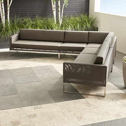 Dune Taupe 5 Piece Sectional Sofa With Sunbrella Cushions Reviews Crate And Barrel Canada - Outdoor Sectional Sofa With Sunbrella Cushions Dune Taupe 5 Piece Sectional Sofa With Sunbrella Cushions Reviews Crate And Barrel Canada - Outdoor Sectional Sofa With Sunbrella Cushions