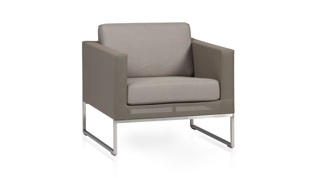 Dune Lounge Chair with Sunbrella Cushions + Reviews Crate and Barrel