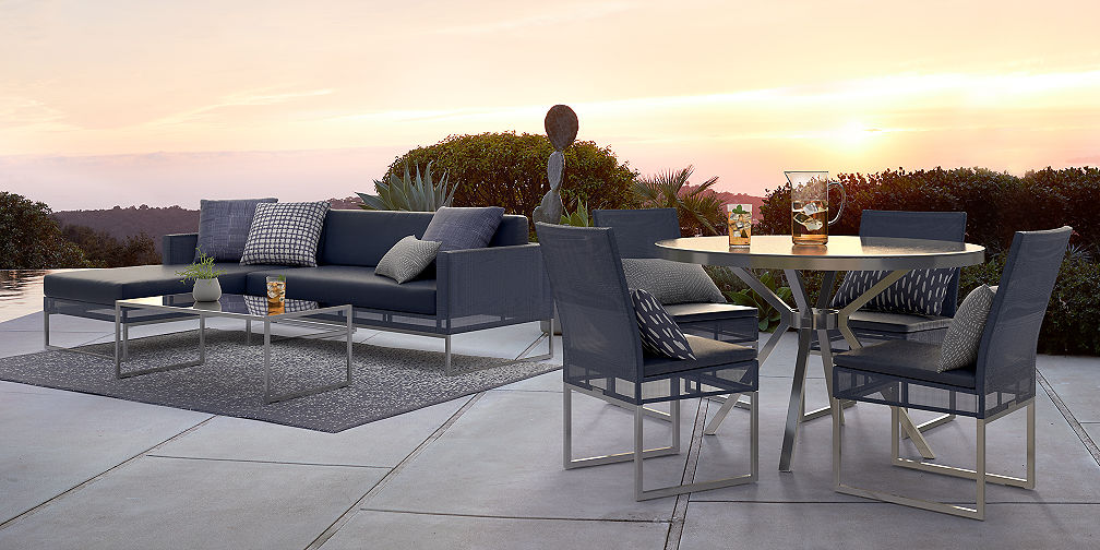 Outdoor Furniture Collections Dining and Lounge Crate and Barrel