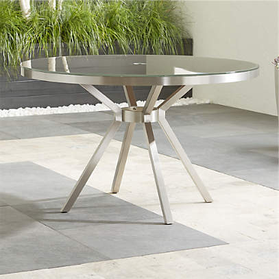 Dune Round Dining Table With Taupe Painted Glass Crate And Barrel Canada - Round Kitchen Table And Chairs Canada Dune Round Dining Table With Taupe Painted Glass Crate And Barrel Canada - Round Kitchen Table And Chairs Canada