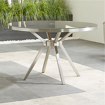 Glass Dining Tables Crate And Barrel