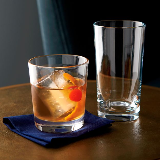 Dylan Tall Highball Glass in Drinking Glasses + Reviews Crate and Barrel