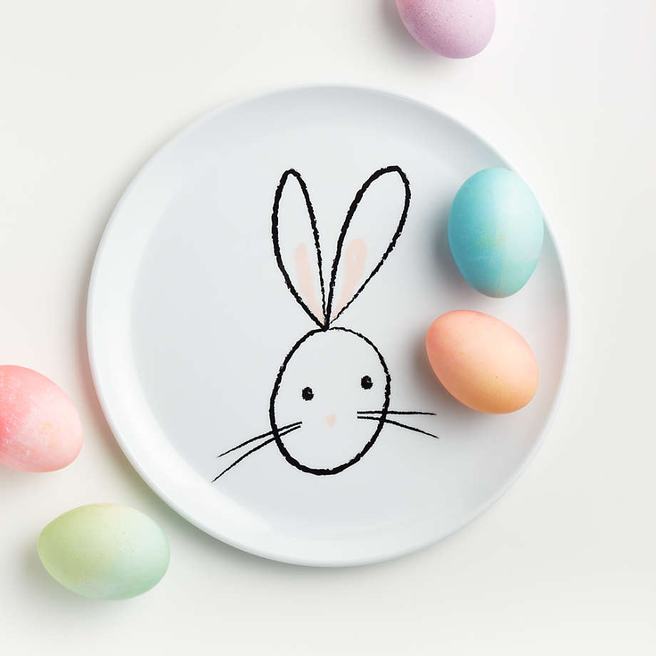 Easter Bunny Melamine Dinner Plate + Reviews Crate and Barrel Canada