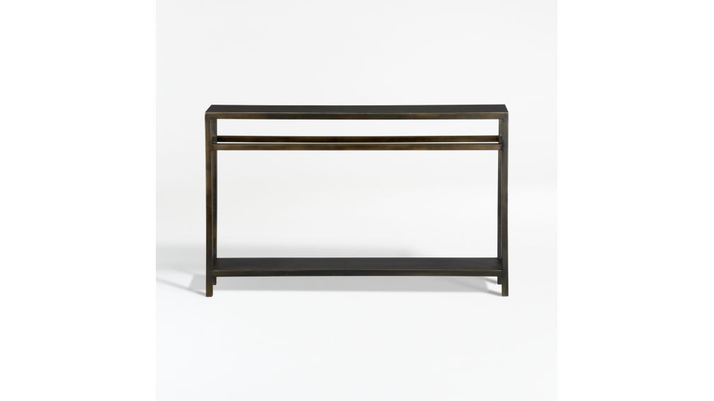 Echelon Narrow Console Table + Reviews Crate and Barrel