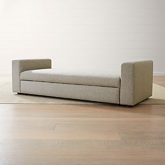 Upholstered Daybeds Crate And Barrel Eclipse Sleeper Daybed