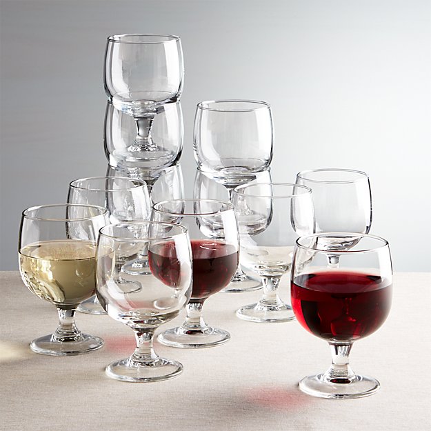 Eddy 11 oz. Everyday Stacking Glasses, Set of 12 Crate and Barrel