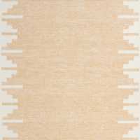 Edge Yellow Geometric Wool Kids 12"x18" Rug Swatch