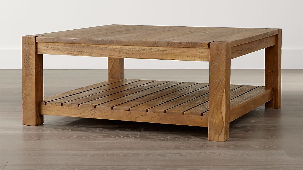 Edgewood Square Coffee Table Crate and Barrel