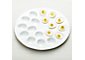 White Ceramic Deviled Egg Serving Platter