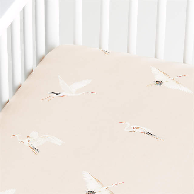 organic crib fitted sheet