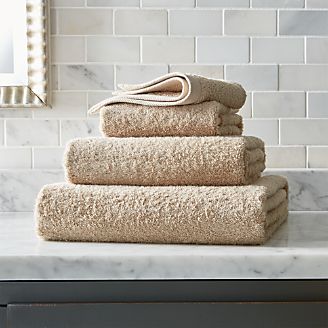 Egyptian Cotton Sand Tan Bath Towels
