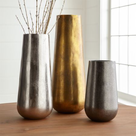 Element Metal Vases Crate And Barrel