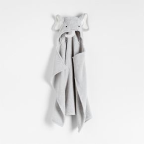 Image of Elephant 100% Organic Cotton Hooded Baby Towel