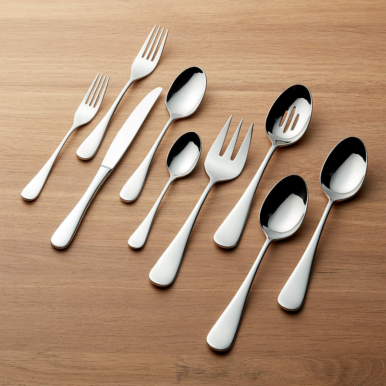 Black and White Collection 52Piece Flatware Set + Reviews Crate and