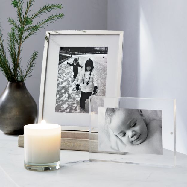 Eliza Silver 4x6 Picture Frame + Reviews | Crate and Barrel