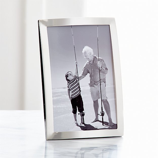 Eliza Silver 4x6 Picture Frame | Crate and Barrel