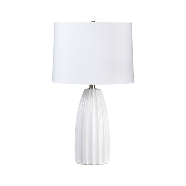 Ella White Table Lamp