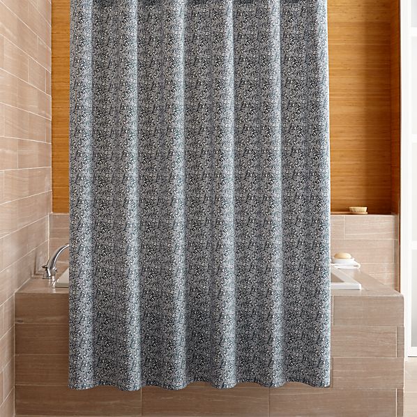 Ellio Organic Blue Shower Curtain Reviews Crate And Barrel Canada