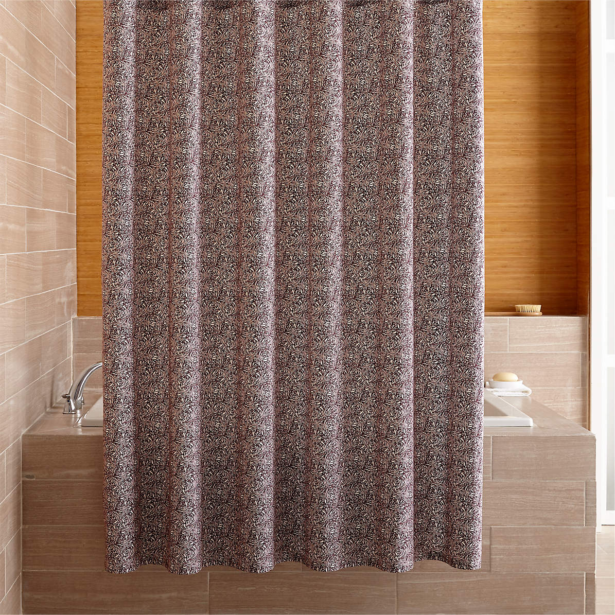 plum shower curtain