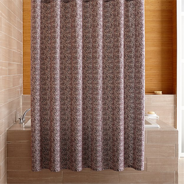 Cb2 Free Shipping >> Ellio Organic Plum Shower Curtain + Reviews | Crate and Barrel Cb2 Free Shipping >> Ellio Organic Plum Shower Curtain + Reviews | Crate and Barrel