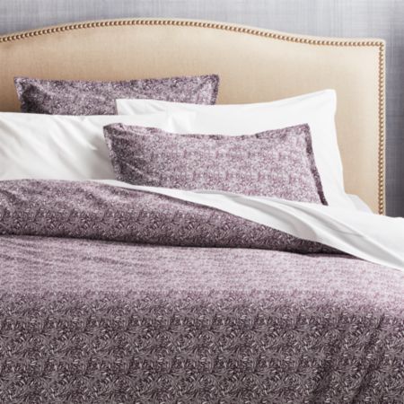 Ellio Plum Organic Twin Duvet Cover Reviews Crate And Barrel