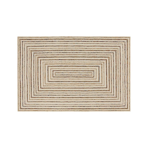 Ellwood WoolBlend 6'x9' Rug Crate and Barrel