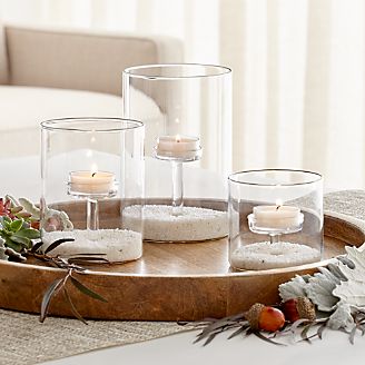 Candle Holders Votive Pillar And Lantern Crate Barrel Elsa Gl Tea Light Candle Holders