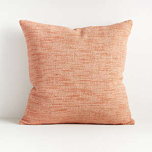 clay colored throw pillows