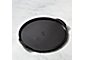 Emile Henry Black Ribbed Pizza Stone