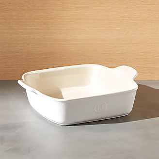 Emile Henry Modern Classic Sugar White Square Baking Dish