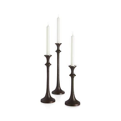 black candle tray