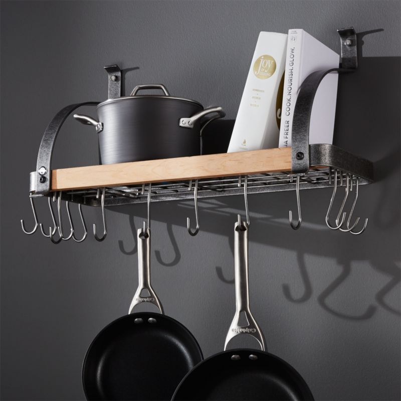 wall pot rack heavy duty