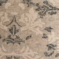Ennis Performance Traditional Handknotted Grey Rug Swatch 12"x18"