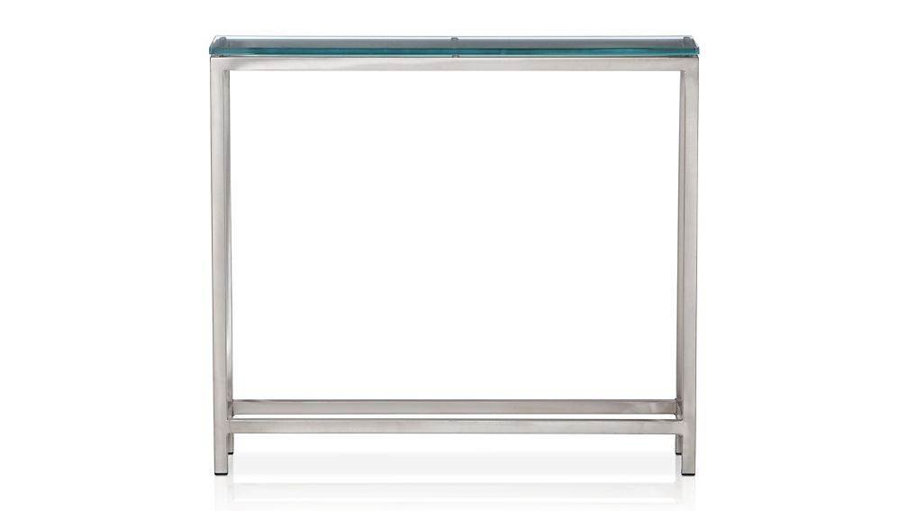 Era Glass Console Table Crate and Barrel