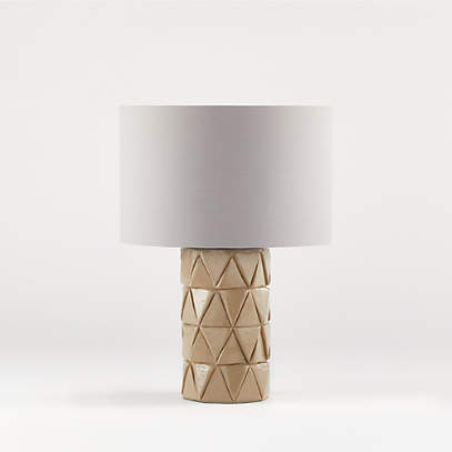 crate and barrel bedside lamps