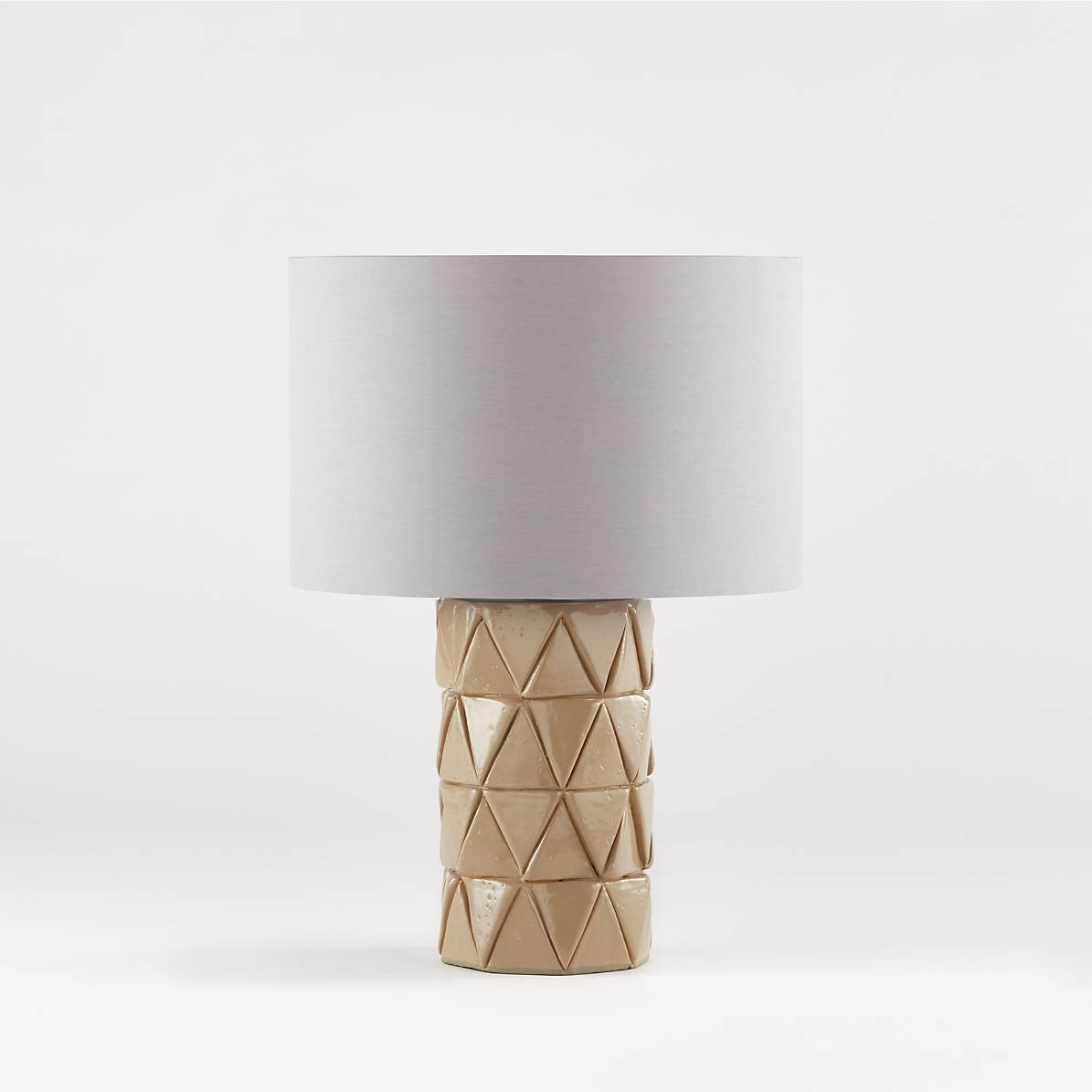 grey shade table lamp