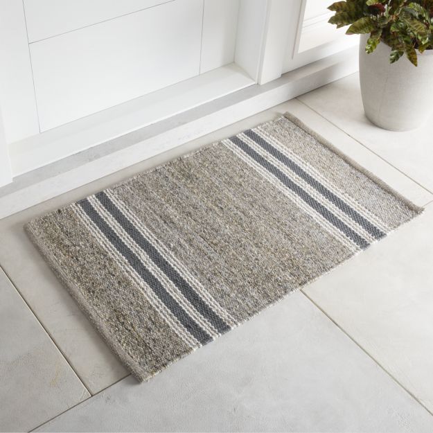 Espen Grey Indoor/Outdoor Rug 2'x3' Crate and Barrel