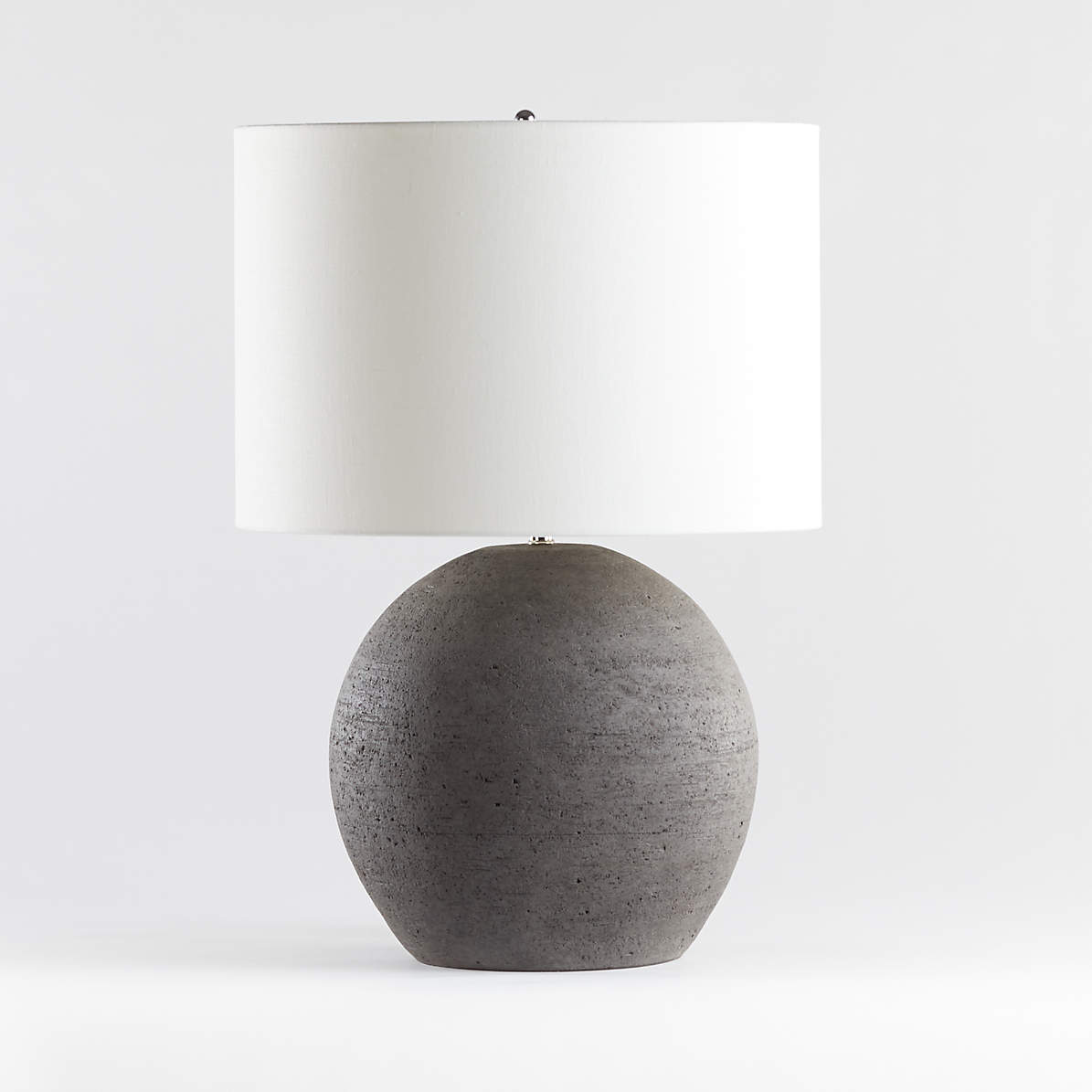 grey and white lamp