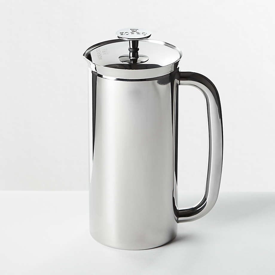 Espro P7 32-Oz. Polished Stainless Steel French Press + Reviews | Crate Espro P7 Stainless Steel French Press